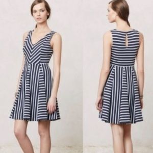 Anthropologie knit striped dress